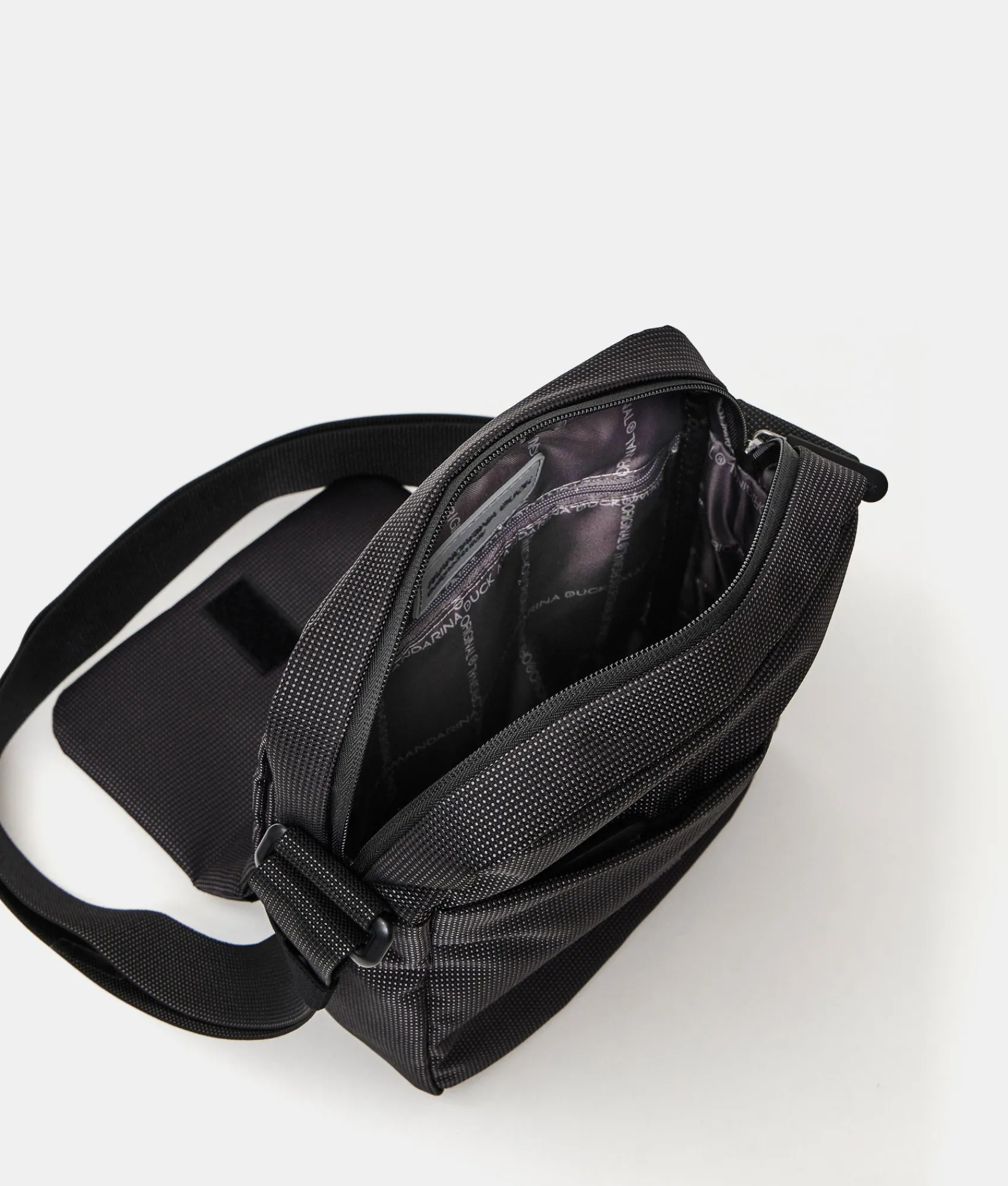 Online Mandarina Duck DISTRICT Crossbody Bag BlackInk