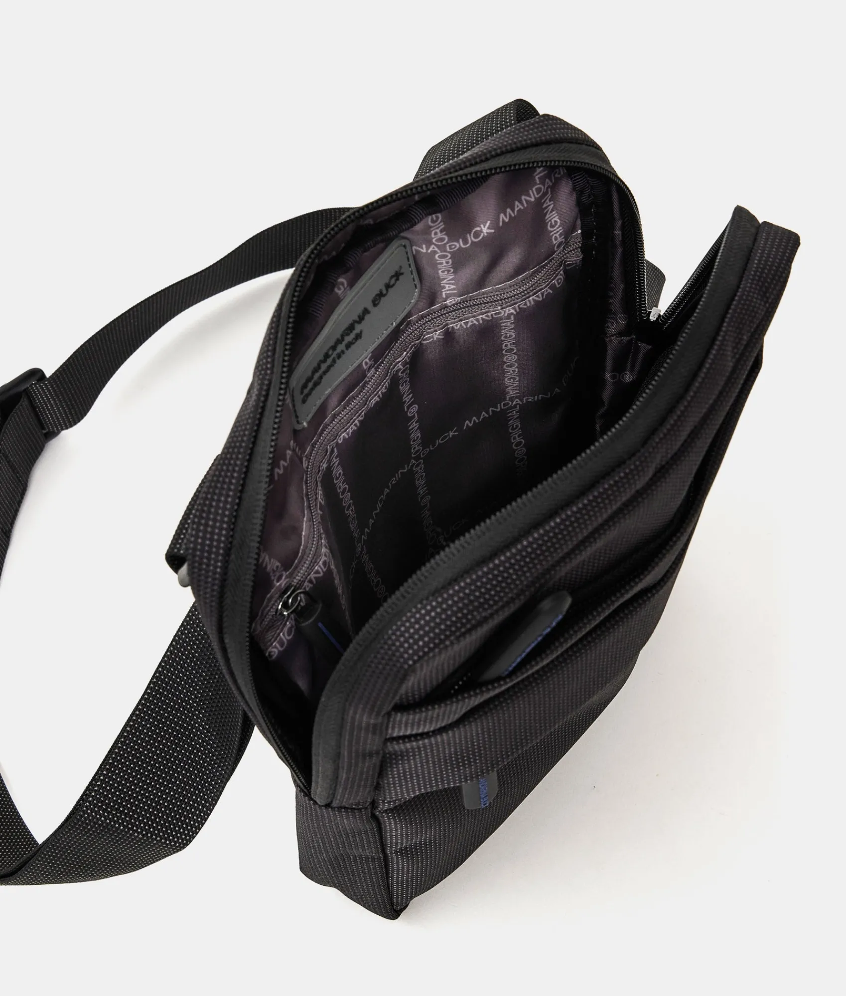 Fashion Mandarina Duck DISTRICT Crossbody Bag BlackInk