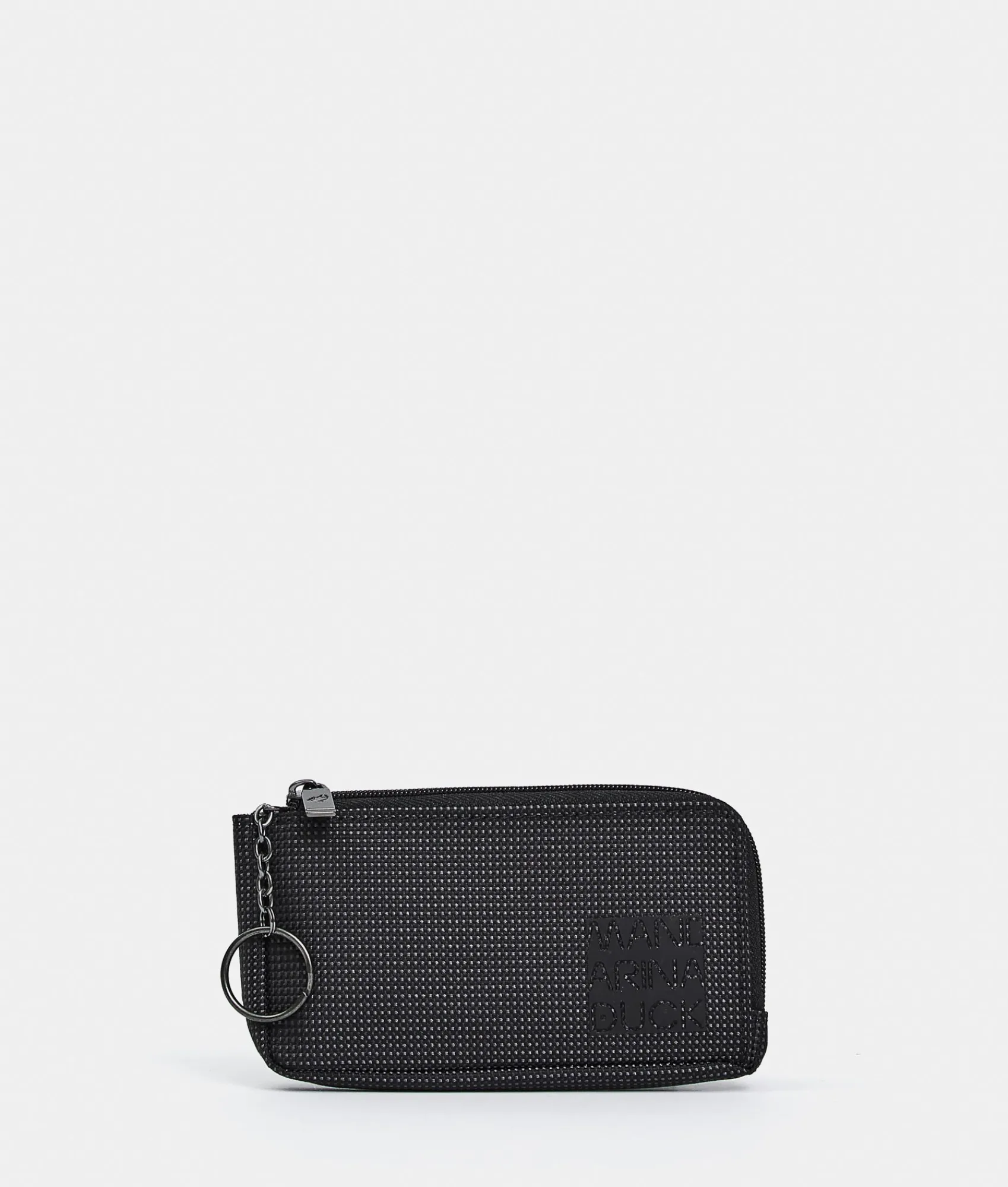 Fashion Mandarina Duck DISTRICT Keyring With Zip BlackInk