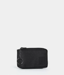 Fashion Mandarina Duck DISTRICT Keyring With Zip BlackInk