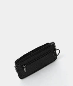 Fashion Mandarina Duck DISTRICT Keyring With Zip BlackInk