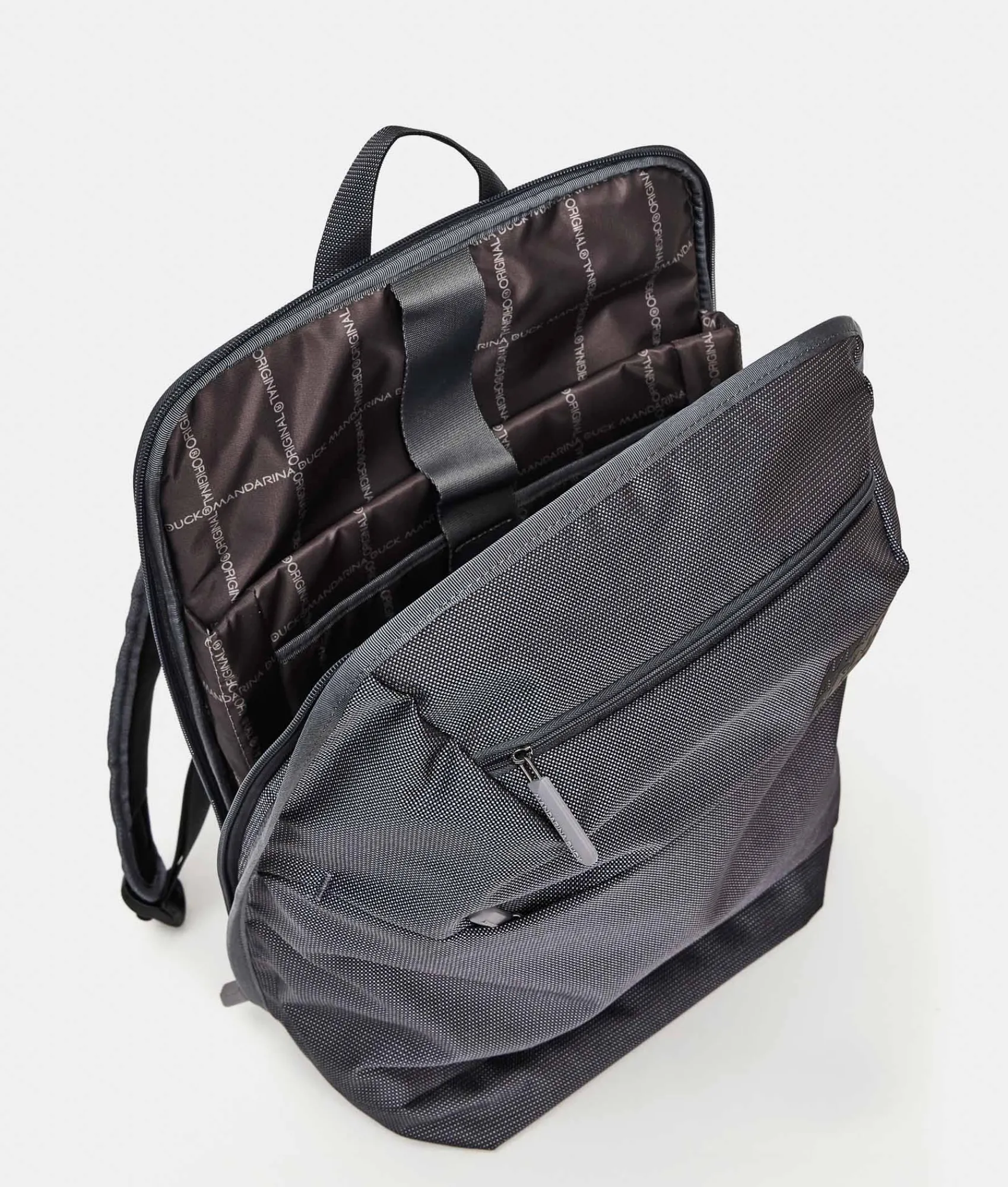 New Mandarina Duck DISTRICT Medium Backpack | 17’’ Laptop Steel