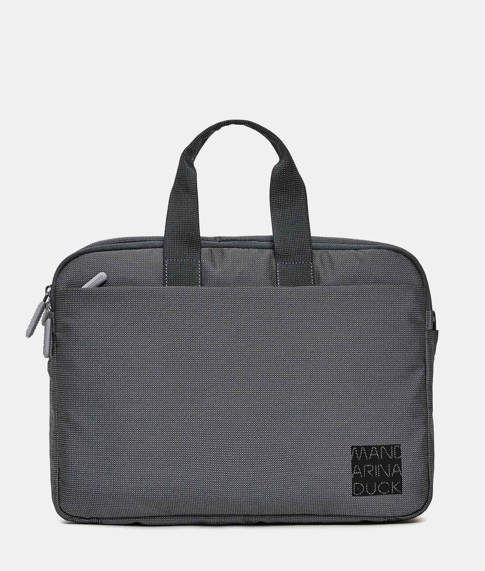 Hot Mandarina Duck DISTRICT Medium Briefcase | 15’’ Laptop Steel