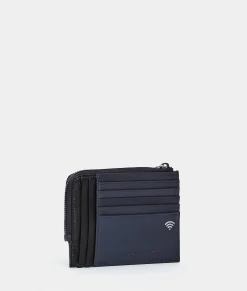 Clearance Mandarina Duck DOWNTOWN Card Holder Navy
