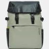 Discount Mandarina Duck ECO COATED Backpack With Buckles Mud