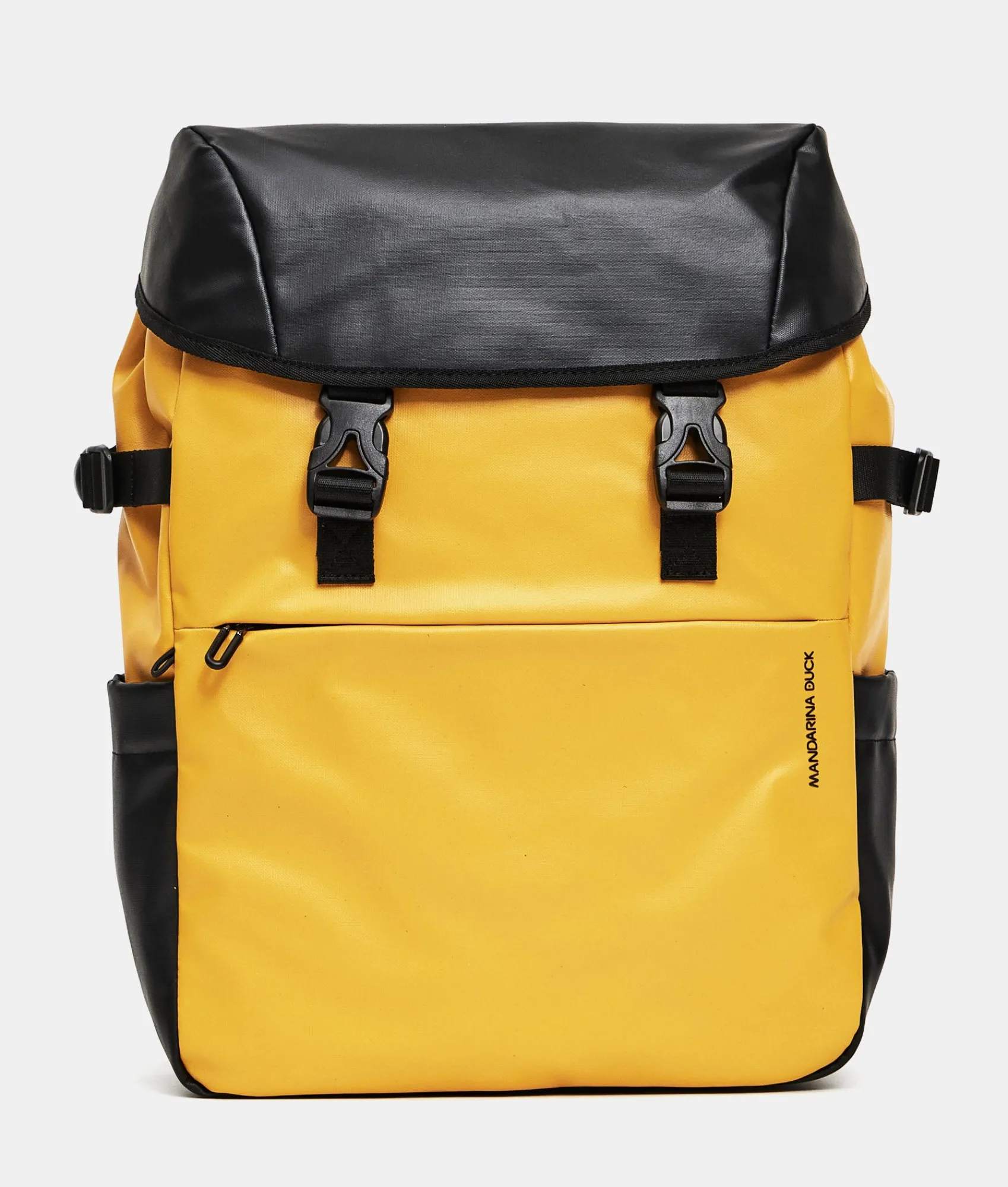 New Mandarina Duck ECO COATED Backpack With Buckles DuckYellow