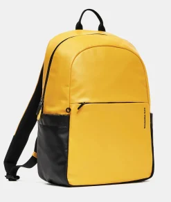 Discount Mandarina Duck ECO COATED Backpack With Padded Shoulder Straps DuckYellow