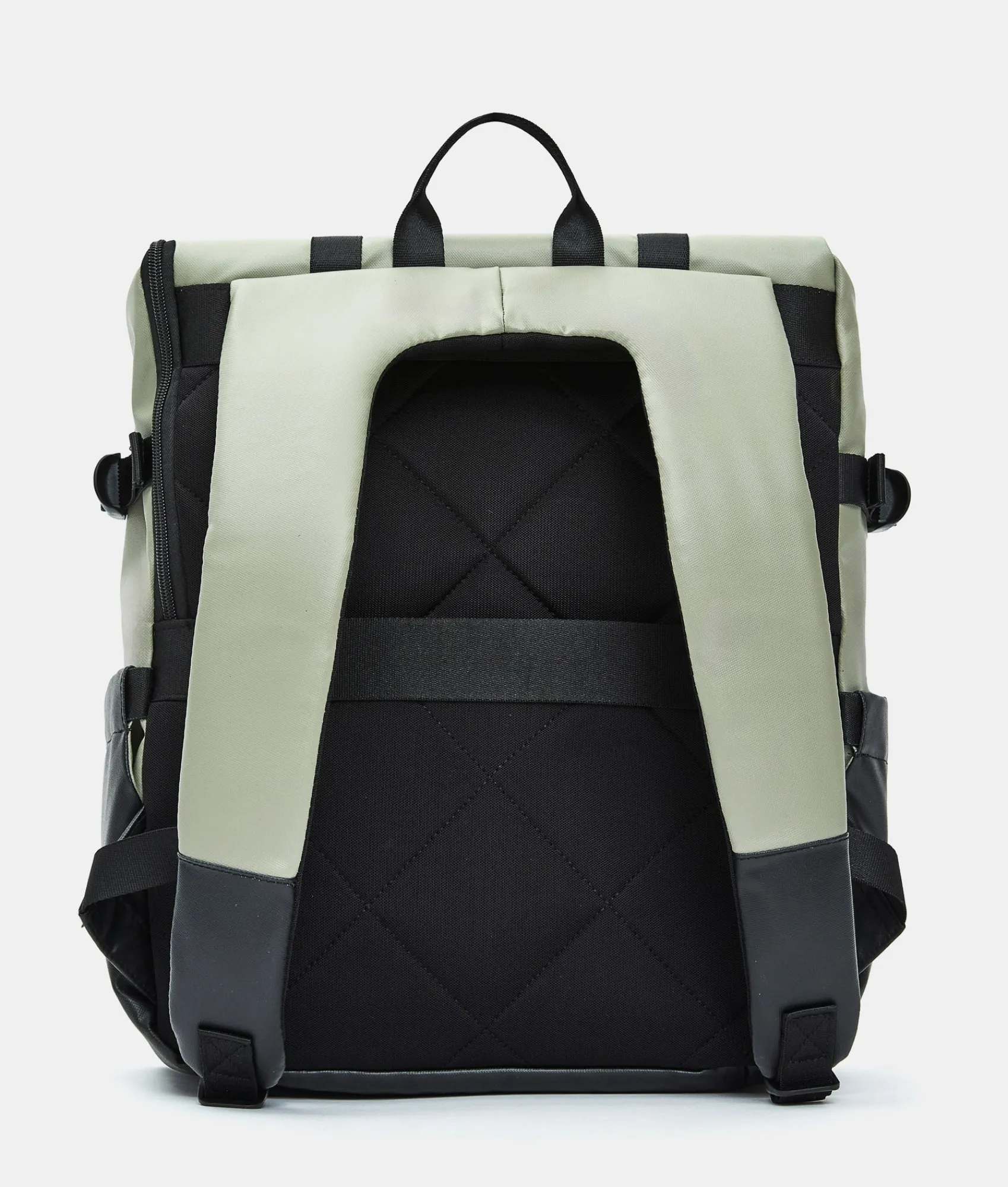Best Mandarina Duck ECO COATED Backpack With Padded Shoulder Straps Mud