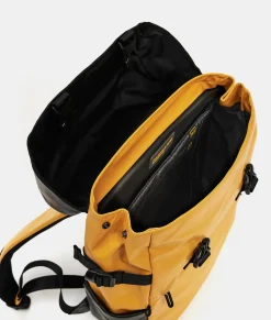 New Mandarina Duck ECO COATED Backpack With Buckles DuckYellow