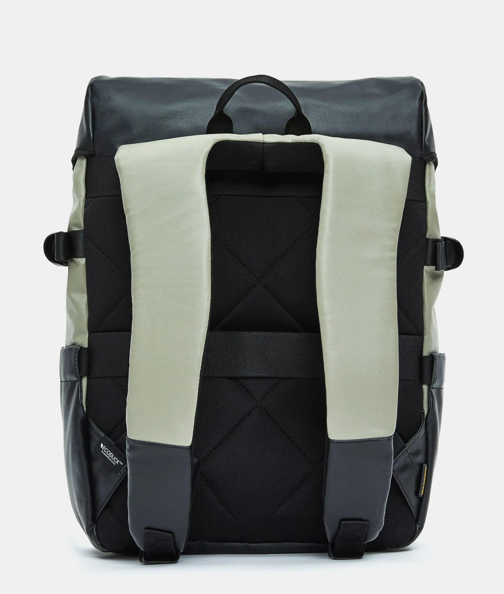 Discount Mandarina Duck ECO COATED Backpack With Buckles Mud