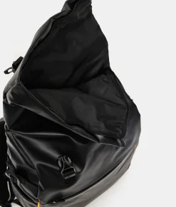 Discount Mandarina Duck ECO COATED Backpack With Padded Shoulder Straps Black