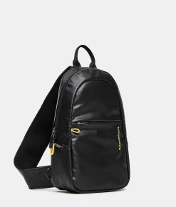Sale Mandarina Duck ECO COATED Crossbody Bag Black