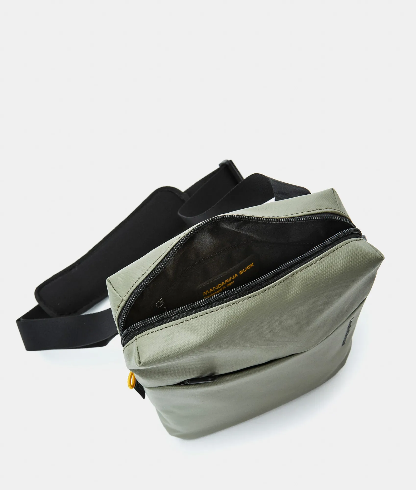 Fashion Mandarina Duck ECO COATED Crossbody Bag Mud
