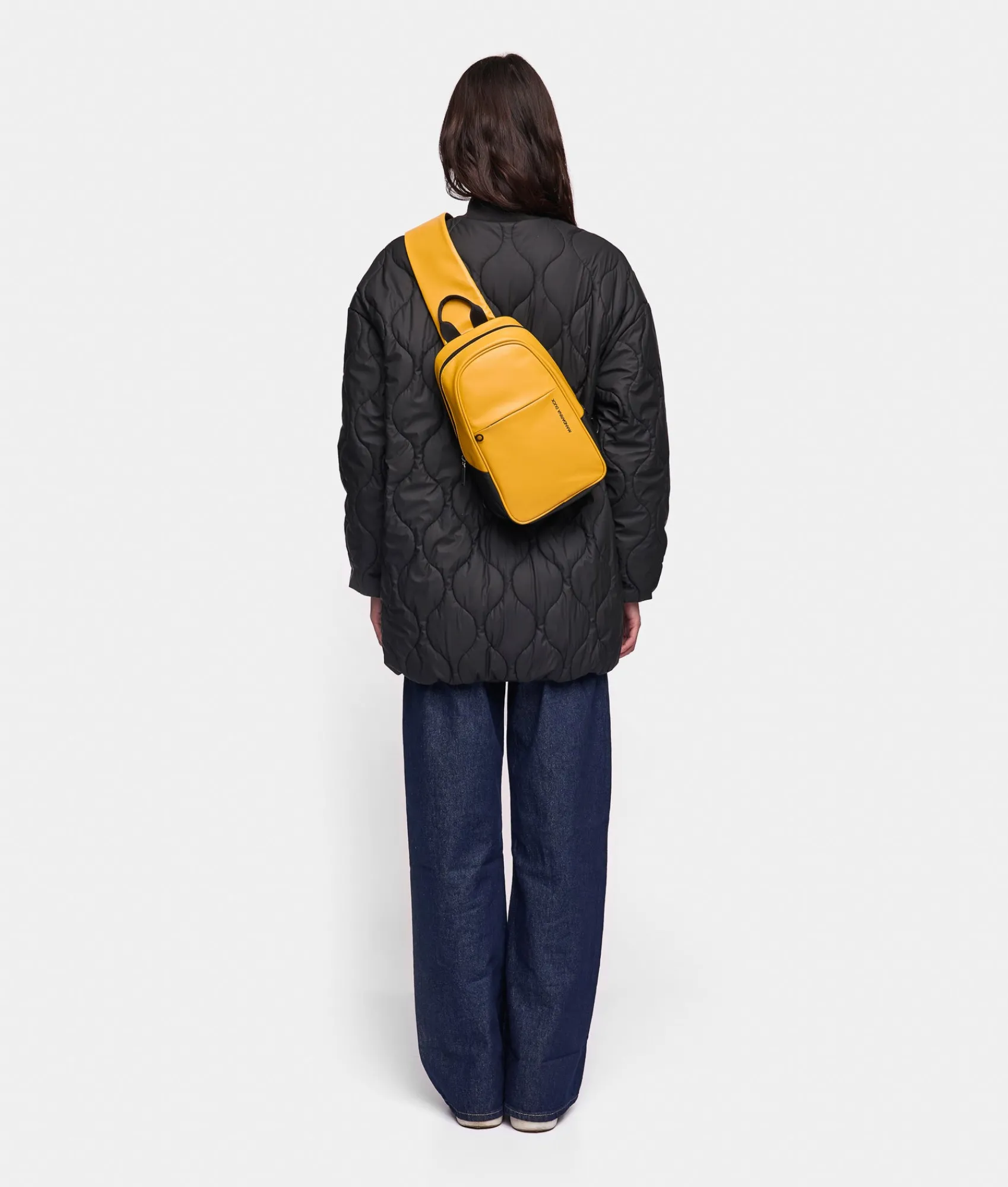 New Mandarina Duck ECO COATED Crossbody Bag DuckYellow