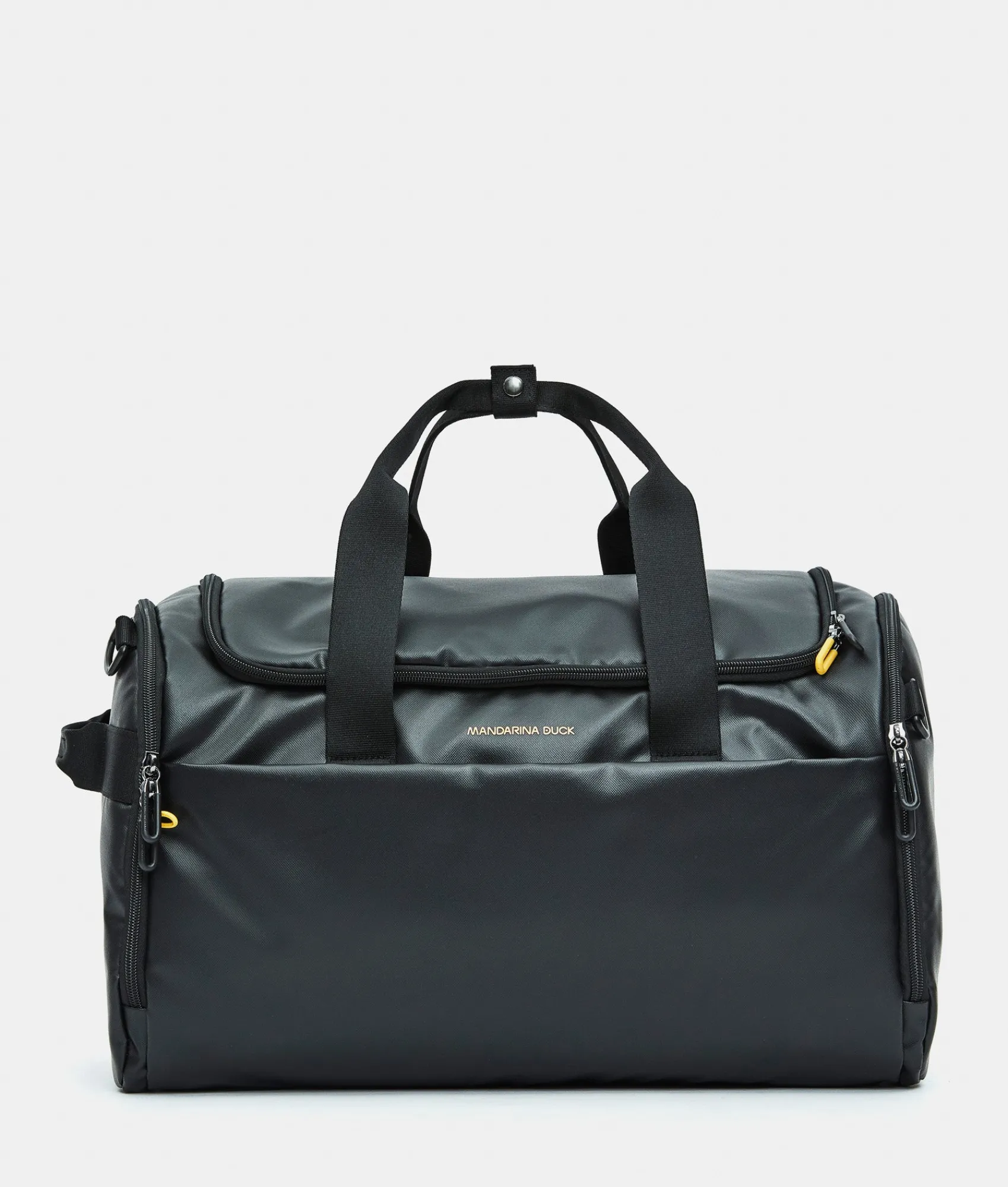 Fashion Mandarina Duck ECO COATED Duffle Backpack Black