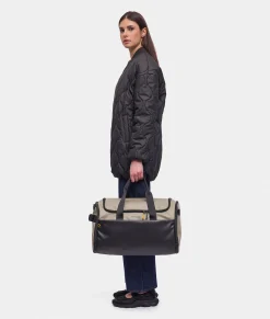 Outlet Mandarina Duck ECO COATED Duffle Backpack Mud