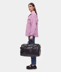 Fashion Mandarina Duck ECO COATED Duffle Backpack Black