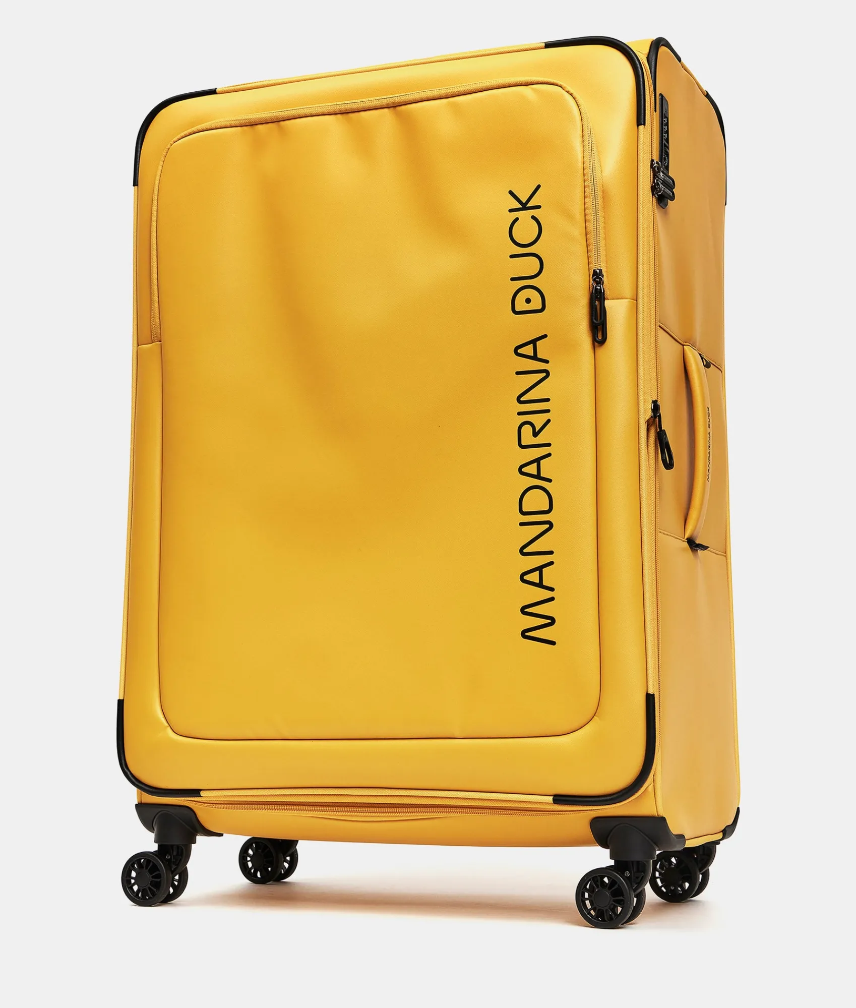 Sale Mandarina Duck ECO COATED Extra-Large Expandable Soft Trolley (4 Wheels) | cm 85 X 52 X 32/35.5 DuckYellow