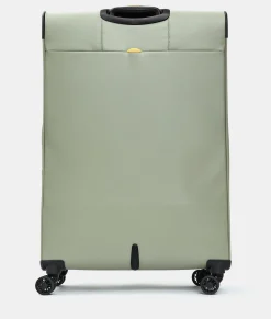 Clearance Mandarina Duck ECO COATED Extra-Large Expandable Soft Trolley (4 Wheels) | cm 85 X 52 X 32/35.5 Mud