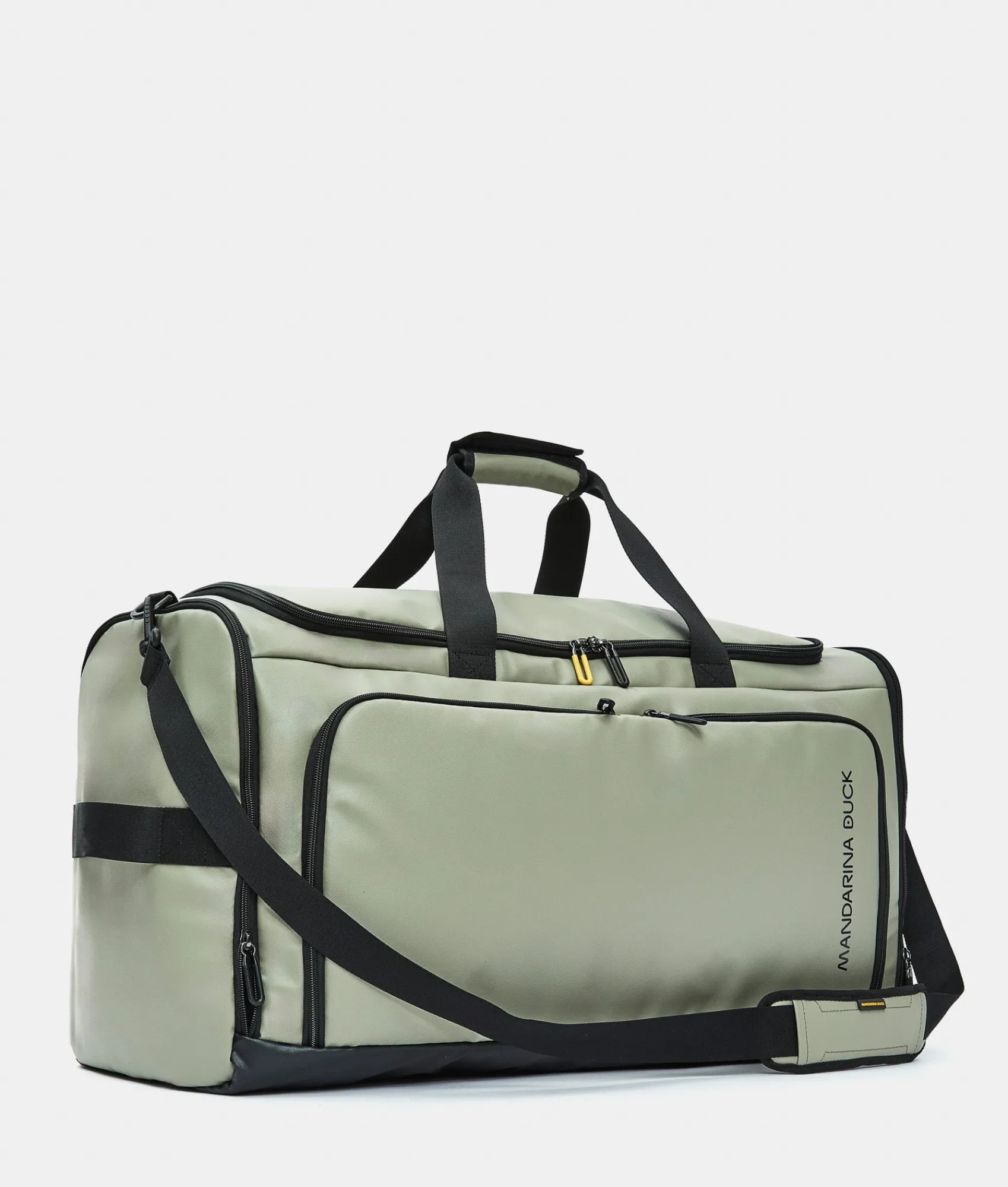 Online Mandarina Duck ECO COATED Large Duffel Bag Mud