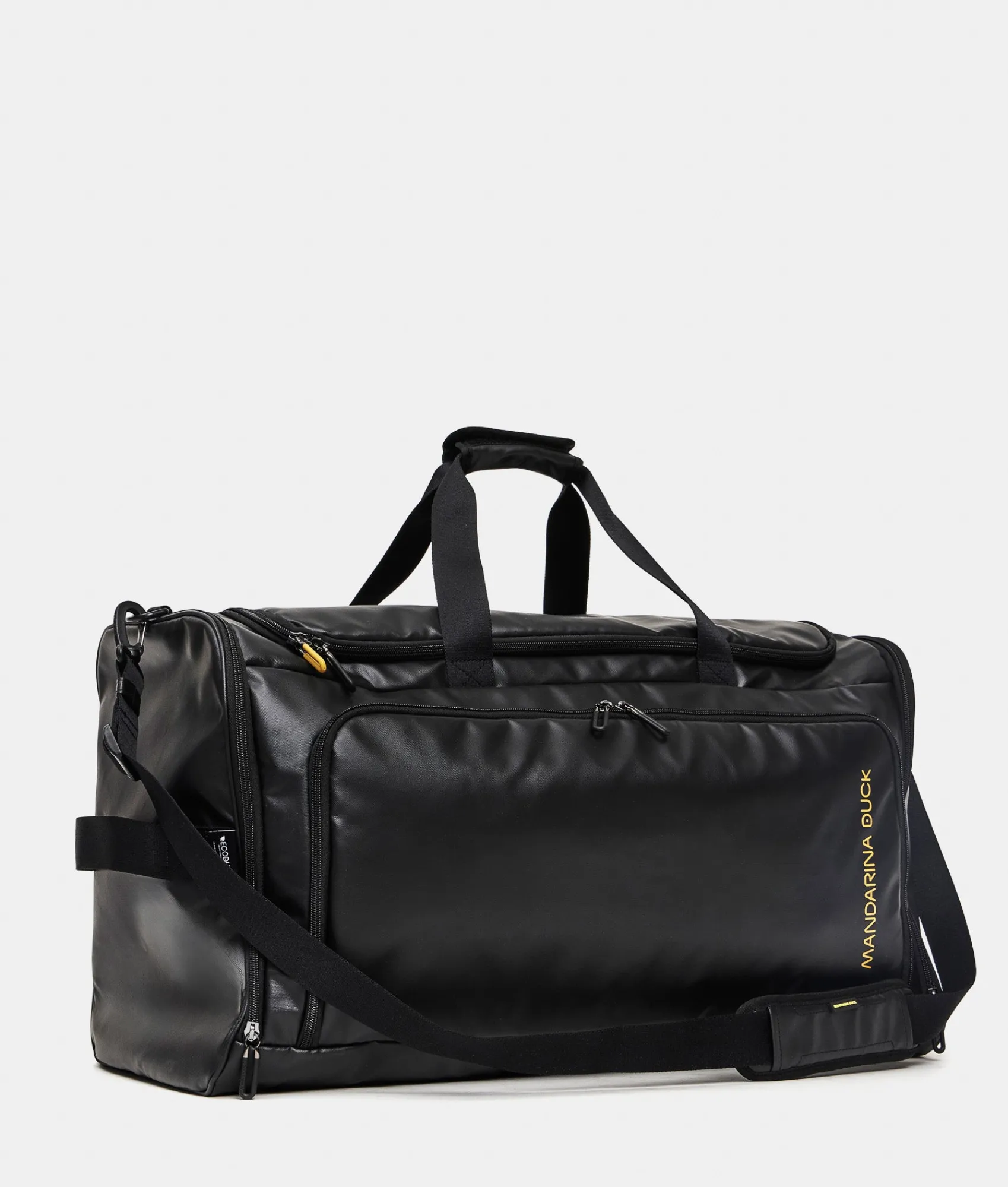 Sale Mandarina Duck ECO COATED Large Duffel Bag Black