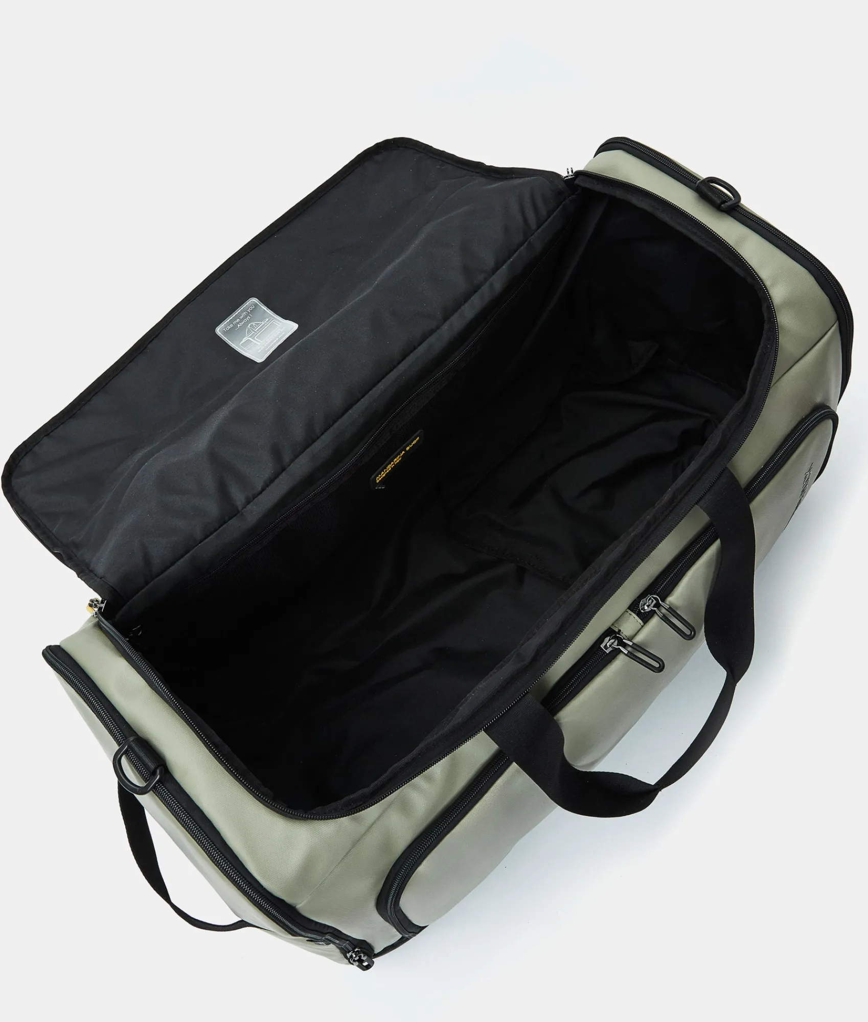 Online Mandarina Duck ECO COATED Large Duffel Bag Mud