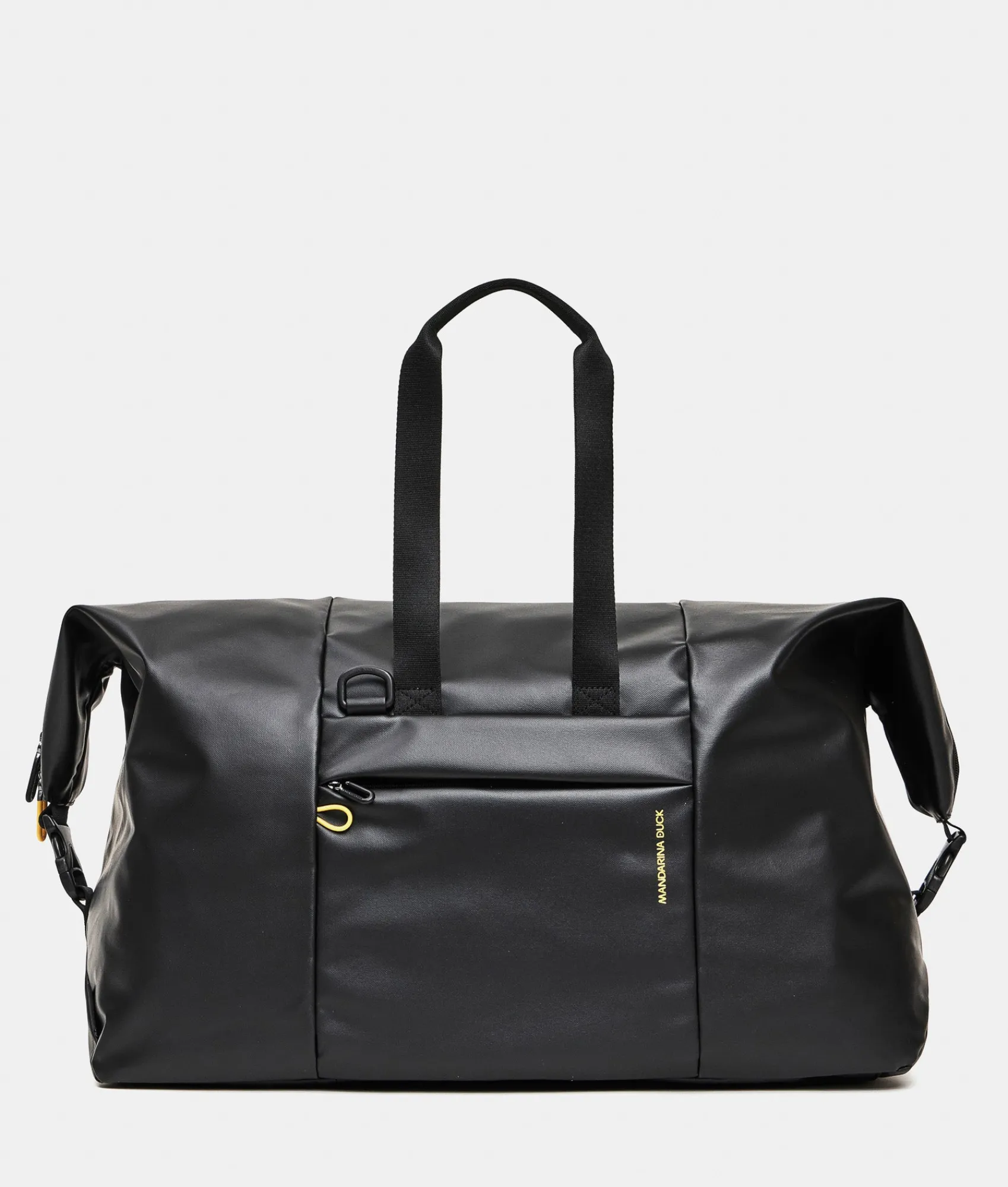 New Mandarina Duck ECO COATED Medium Duffel Bag Black