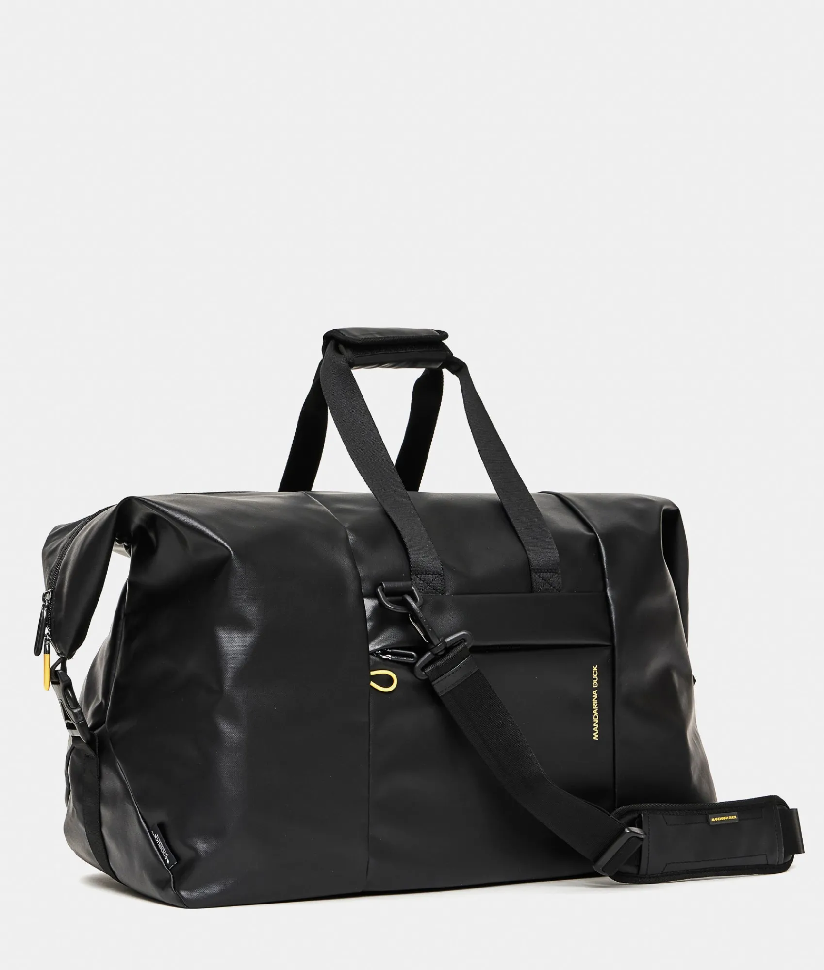 New Mandarina Duck ECO COATED Medium Duffel Bag Black