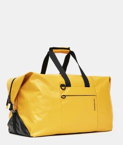 Clearance Mandarina Duck ECO COATED Medium Duffel Bag DuckYellow