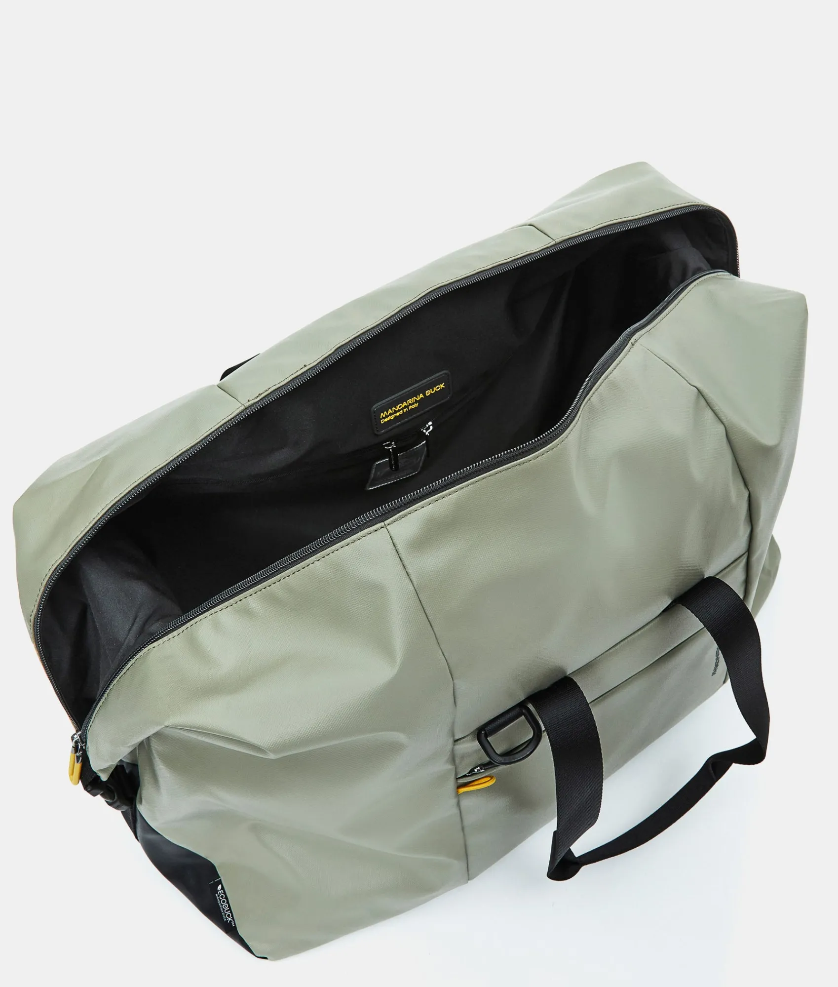 Online Mandarina Duck ECO COATED Medium Duffel Bag Mud