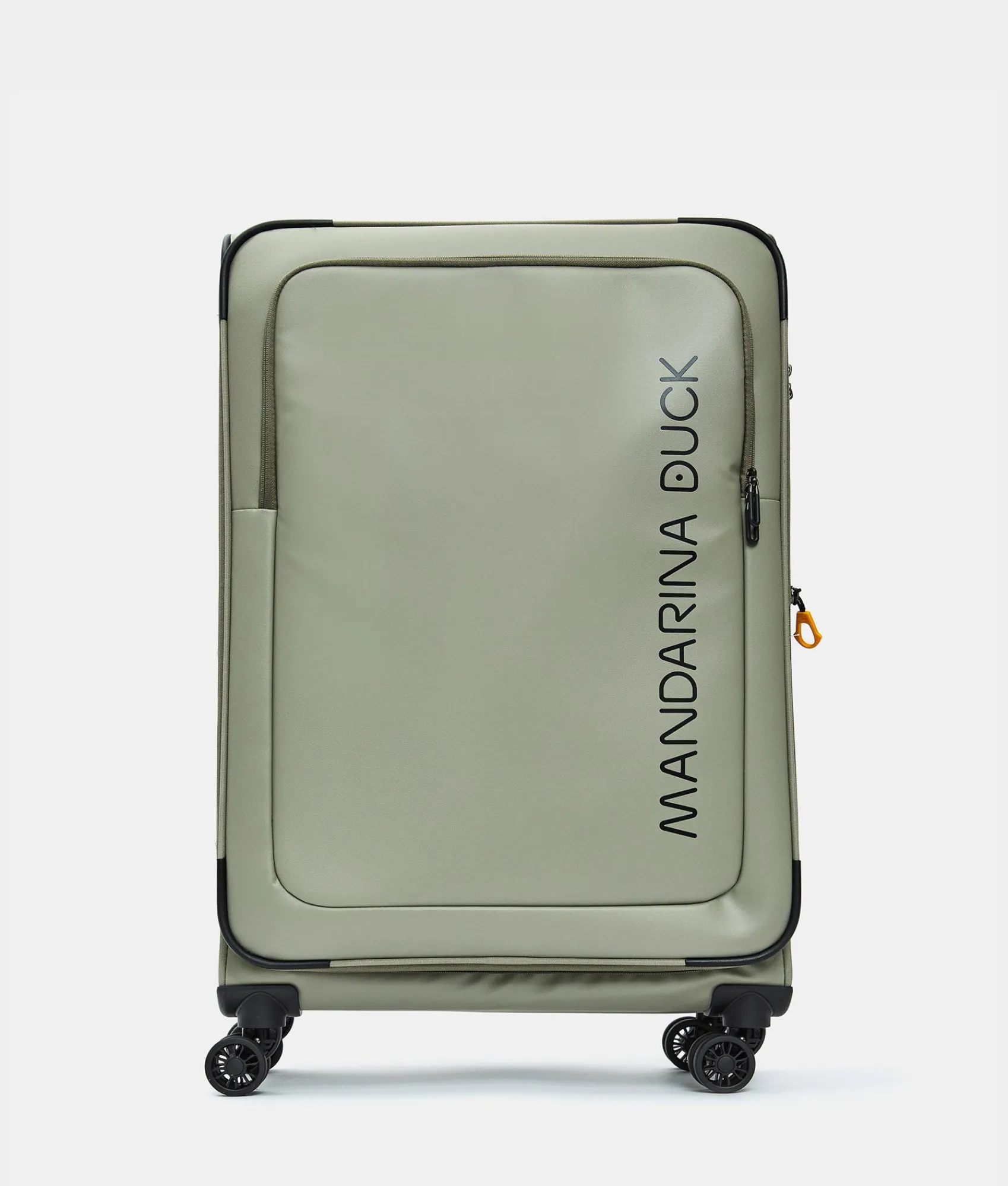 Hot Mandarina Duck ECO COATED Medium Expandable Soft Trolley (4 Wheels) | cm 67 X 43 X 26/29 Mud