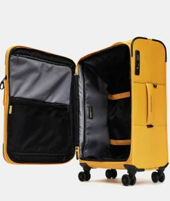 Sale Mandarina Duck ECO COATED Medium Expandable Soft Trolley (4 Wheels) | cm 67 X 43 X 26/29 DuckYellow