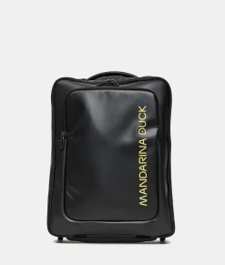 Sale Mandarina Duck ECO COATED Soft Trolley Backpack  (2 Wheels) | cm 52 X 38.5 X 18 Black
