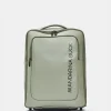 Hot Mandarina Duck ECO COATED Soft Trolley Backpack  (2 Wheels) | cm 52 X 38.5 X 18 Mud