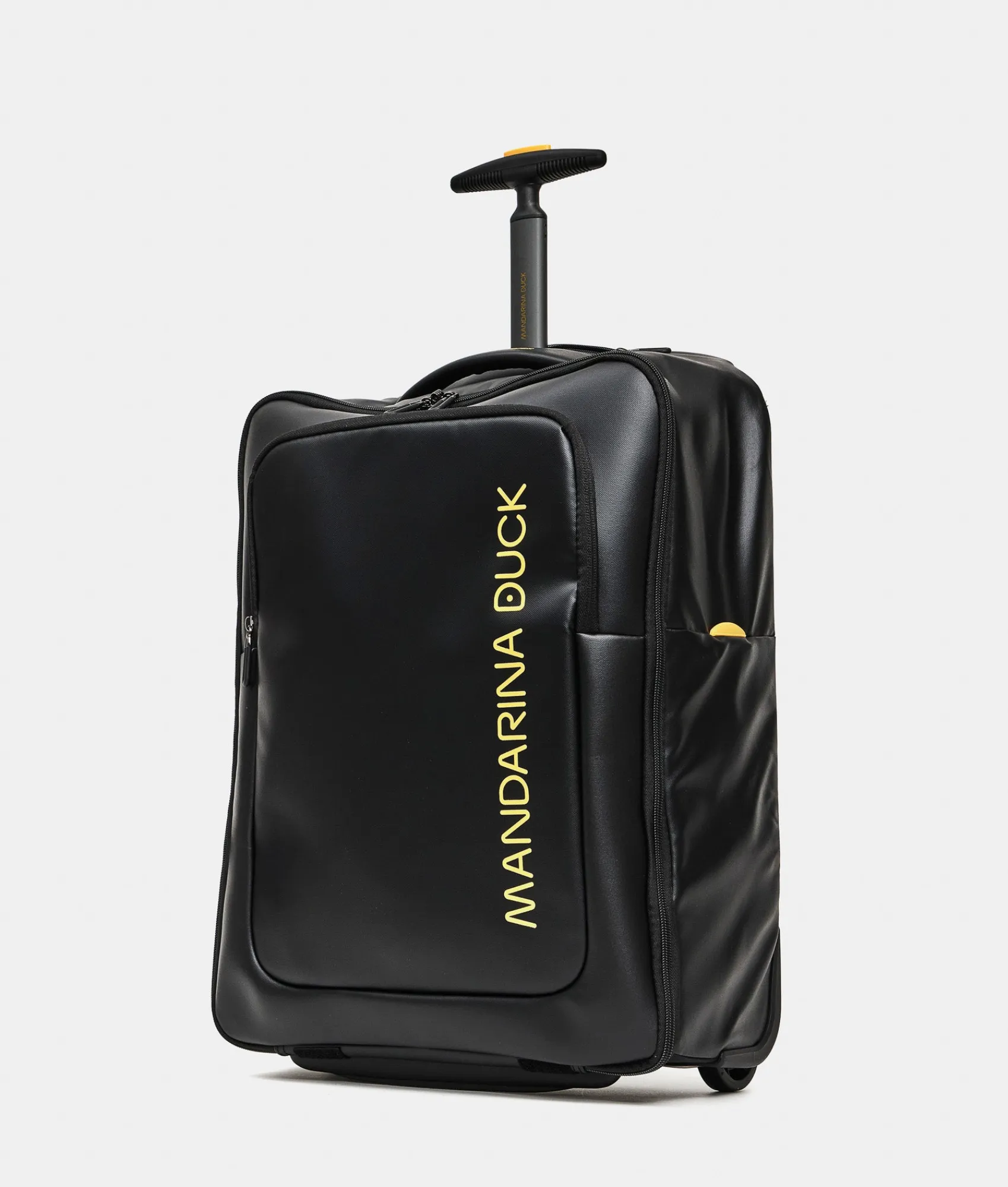 Sale Mandarina Duck ECO COATED Soft Trolley Backpack (2 Wheels) | cm 52 X 38.5 X 18 Black