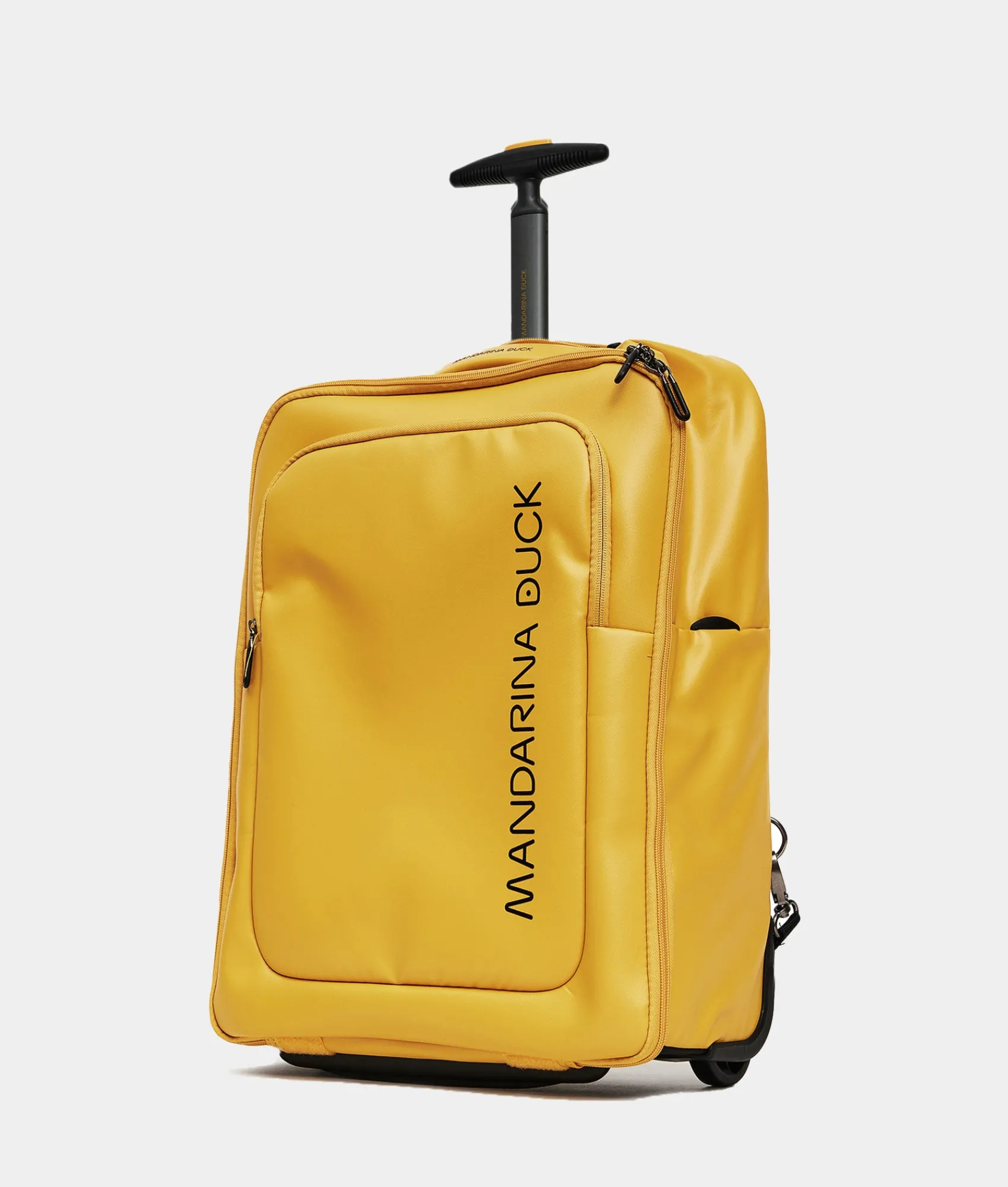 New Mandarina Duck ECO COATED Soft Trolley Backpack (2 Wheels) | cm 52 X 38.5 X 18 DuckYellow