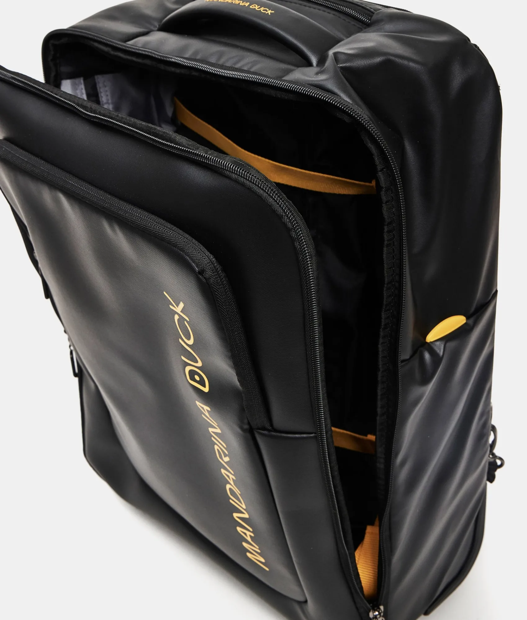 Sale Mandarina Duck ECO COATED Soft Trolley Backpack (2 Wheels) | cm 52 X 38.5 X 18 Black