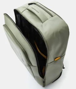 Hot Mandarina Duck ECO COATED Soft Trolley Backpack (2 Wheels) | cm 52 X 38.5 X 18 Mud