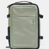 Online Mandarina Duck ECO COATED Travel Backpack With Padded Shoulder Straps Mud