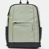 Clearance Mandarina Duck ECO COATED Travel Backpack With Padded Shoulder Straps Mud