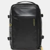 New Mandarina Duck ECO COATED Travel Backpack With Padded Shoulder Straps Black