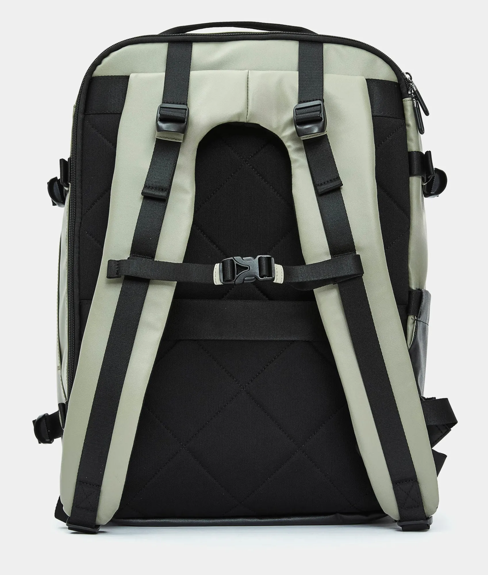 Best Mandarina Duck ECO COATED Travel Backpack With Padded Shoulder Straps Mud