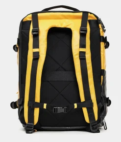 Discount Mandarina Duck ECO COATED Travel Backpack With Padded Shoulder Straps DuckYellow