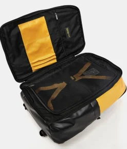 Discount Mandarina Duck ECO COATED Travel Backpack With Padded Shoulder Straps DuckYellow