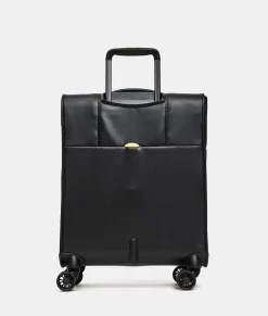 Best Mandarina Duck ECO COATED Trolley Soft Cabin (4 Wheels) | cm 55 X 40 X 20 Black