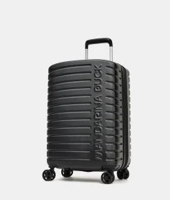 Sale Mandarina Duck FLYDUCK Expandable Cabin Trolley | cm 55X35X23/26 Black