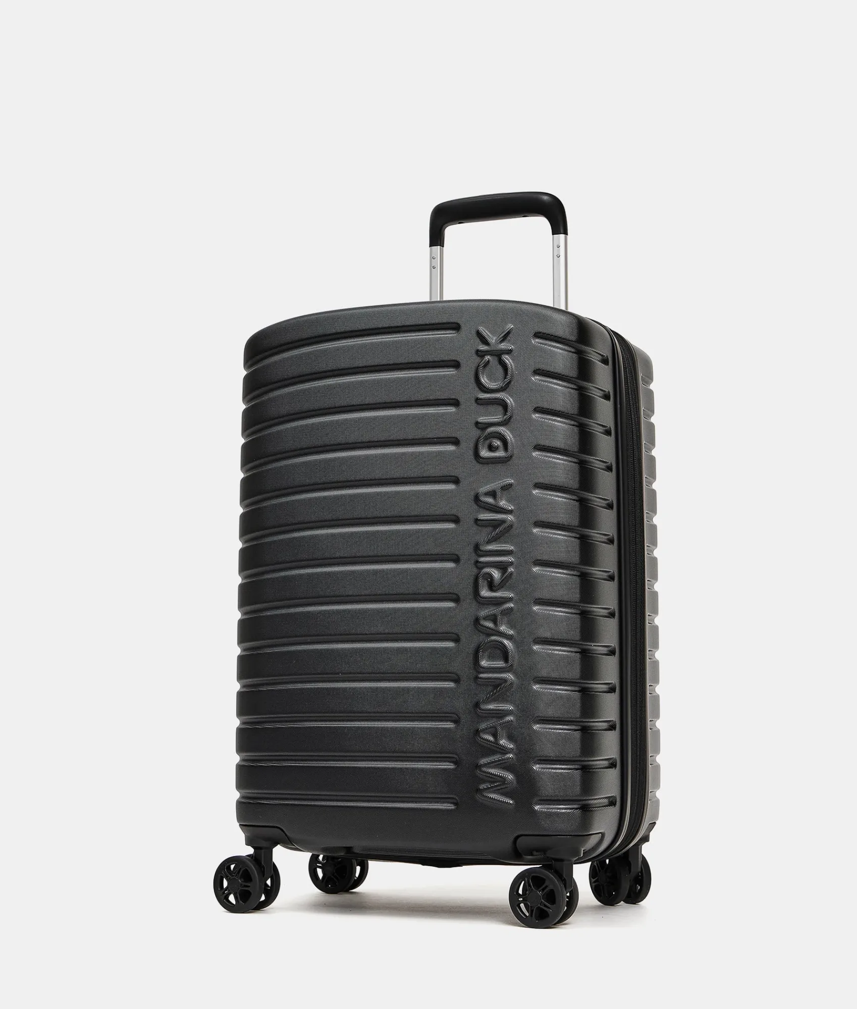 Sale Mandarina Duck FLYDUCK Expandable Cabin Trolley | cm 55X35X23/26 Black
