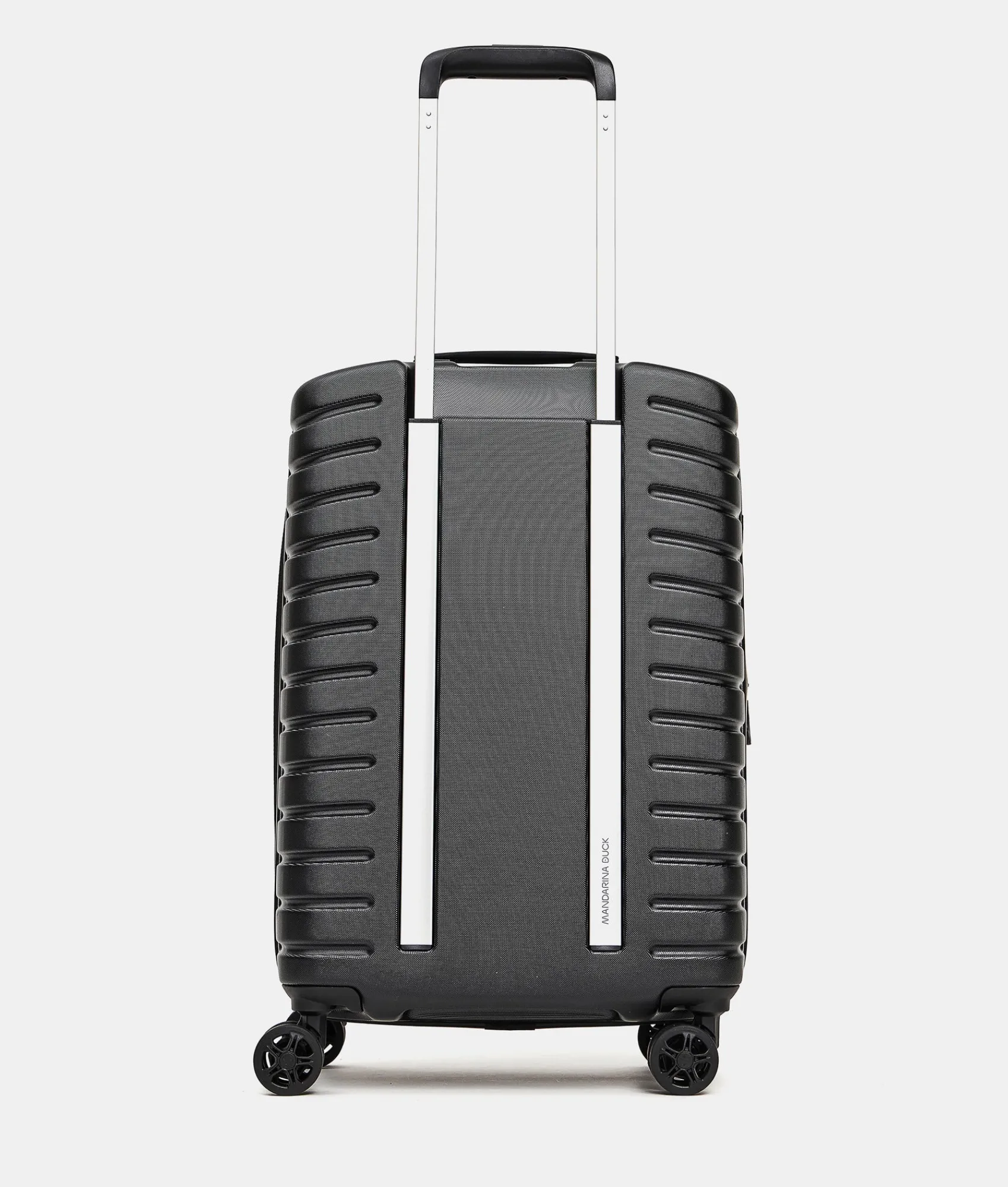 Sale Mandarina Duck FLYDUCK Expandable Cabin Trolley | cm 55X35X23/26 Black