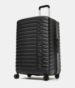 Online Mandarina Duck FLYDUCK Medium Expandable Trolley | cm 69X45X31/34 Black