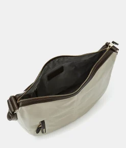Fashion Mandarina Duck HUNTER Large Crossbody Bag WhitecapGrey